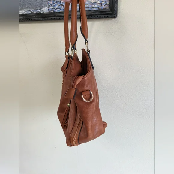 Brown Faux Leather Purse - Picture 3 of 16